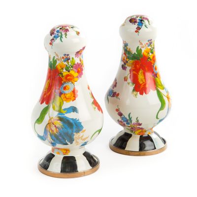 MacKenzie-Childs  Courtly Check Large Salt & Pepper Shakers