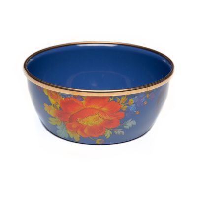 Flower Market Pinch Bowl - Lapis mackenzie-childs Panama 0