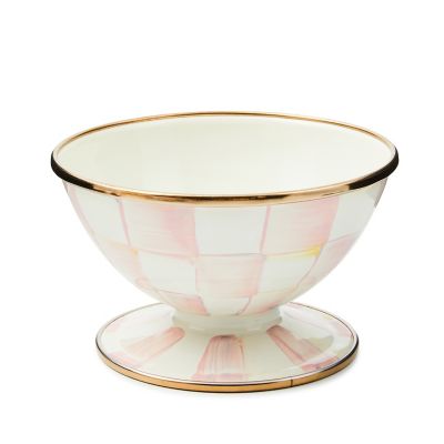 Rosy Check Ice Cream Dish mackenzie-childs Panama 0