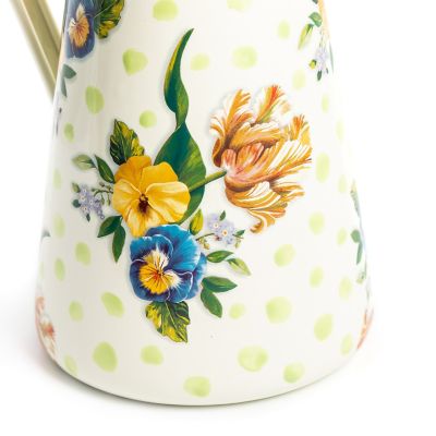 Blue Acrylic Pitcher – Wildflowers