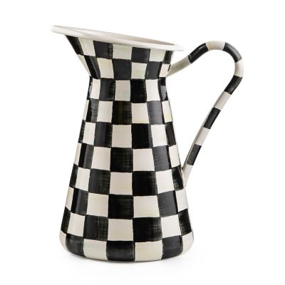 Courtly Check Enamel Practical Pitcher - Large