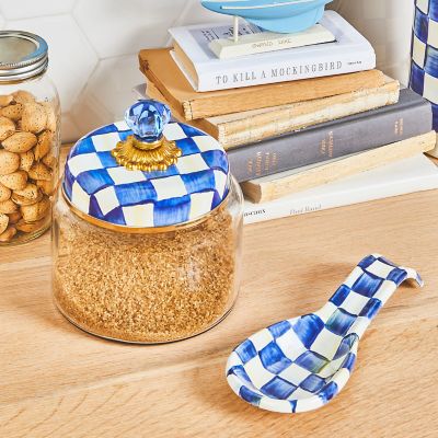 MacKenzie-Childs | Royal Check Small Kitchen Canister