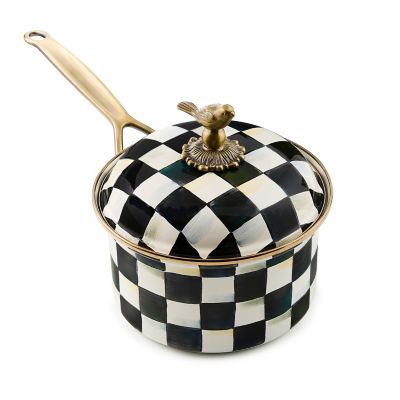 Courtly Check 2.5 Quart Saucepan mackenzie-childs Panama 0