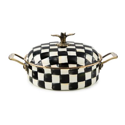 MacKenzie-Childs  Courtly Check 1 Quart Saucepan