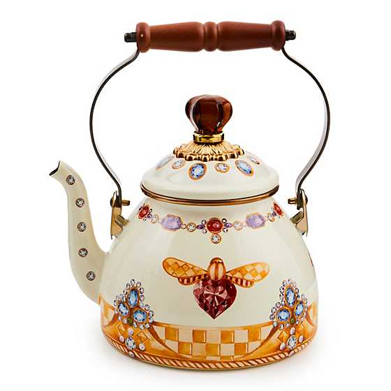 MacKenzie-Childs | Queen Bee 2 Quart Tea Kettle MacKenzie-Childs | Queen Bee 2 Quart Tea Kettle