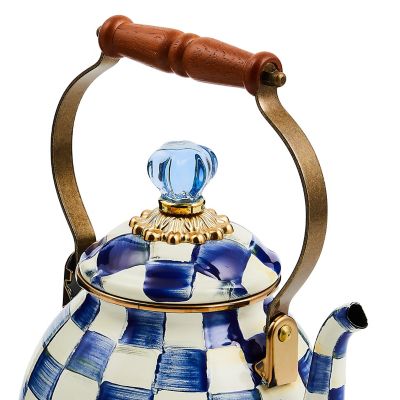 Navy blue tea kettle best sale