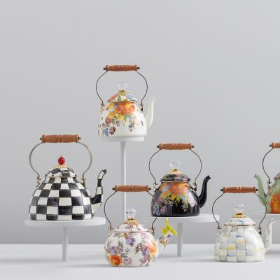 MacKenzie-Childs Flower Market Tea Kettle