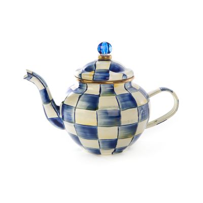 Royal Check 4 Cup Teapot mackenzie-childs Panama 0