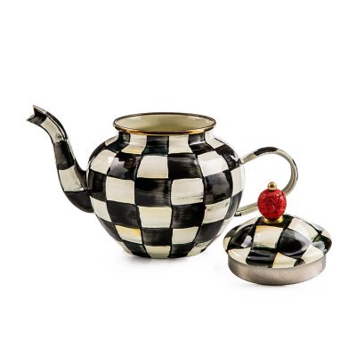 Courtly Check Enamel Teapot - 4 Cup image seven