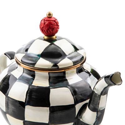 Courtly Check Enamel Teapot - 4 Cup image eight