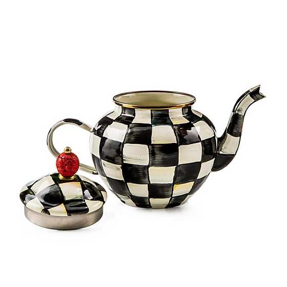 Courtly Check Enamel Teapot - 4 Cup image seven