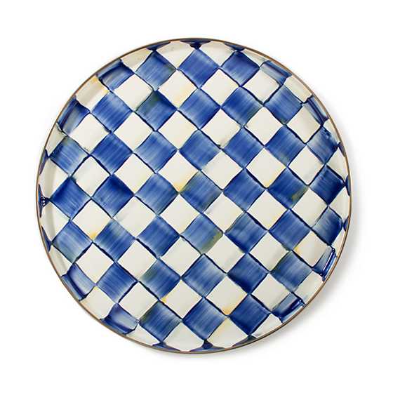 Royal Check Round Tray image four
