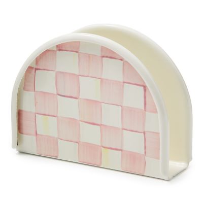 Rosy Check Napkin Holder mackenzie-childs Panama 0