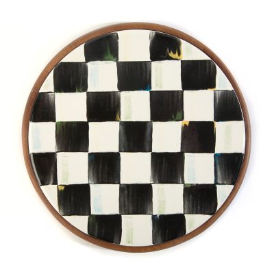 Courtly Check Enamel Trivet mackenzie-childs Panama 0