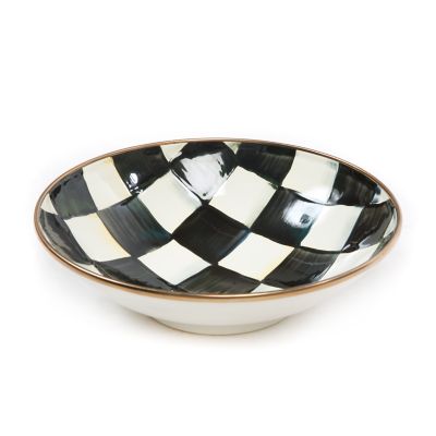 Courtly Check Enamel Soup Coupe