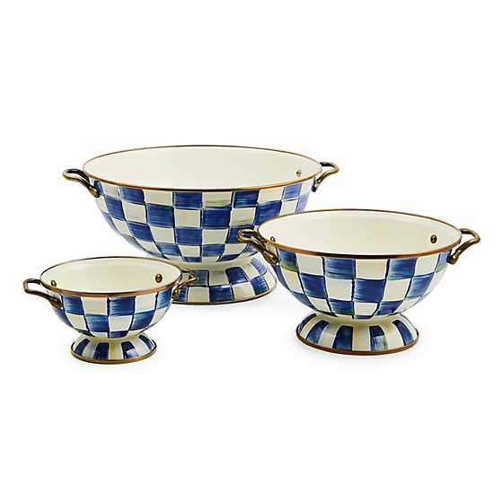 Royal Check Enamel Almost Everything Bowl image four