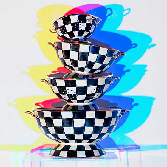 Courtly Check Enamel Almost Everything Bowl image three