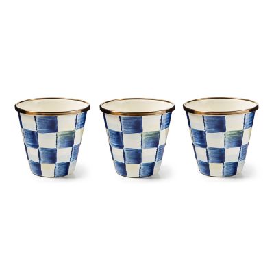 Royal Check Herb Pots, Set of 3 mackenzie-childs Panama 0