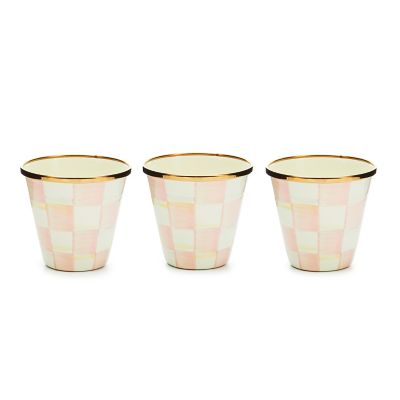 Rosy Check Herb Pots, Set of 3 mackenzie-childs Panama 0