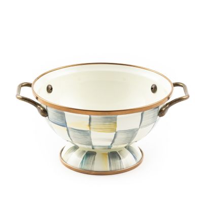 Sterling Check Simply Anything Bowl mackenzie-childs Panama 0