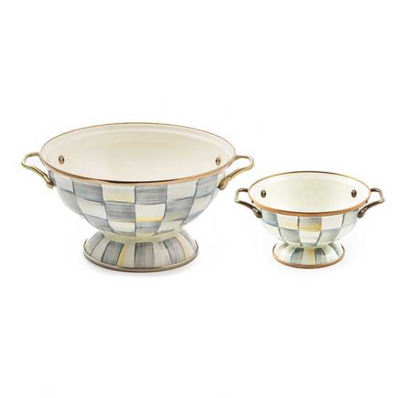 Sterling Check Enamel Simply Almost Everything Bowls - Set of 2 image two