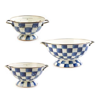 Royal Check Everything Bowl & Colanders Set mackenzie-childs Panama 0