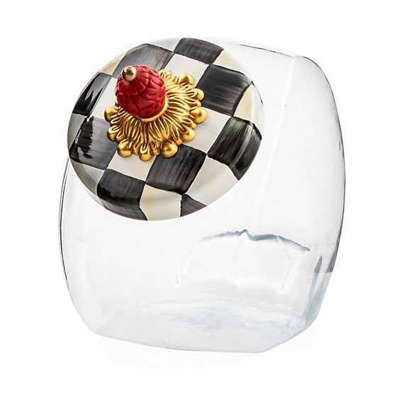 Sweets Jar with Courtly Check Enamel Lid image one