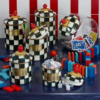 MacKenzie-Childs | Courtly Check Mini Canister