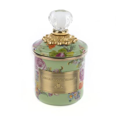 Flower Market Mini Canister - Green mackenzie-childs Panama 0