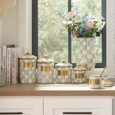 Sterling Check Demi Canister Image 3