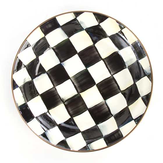 Courtly Check Enamel Pie Plate image three