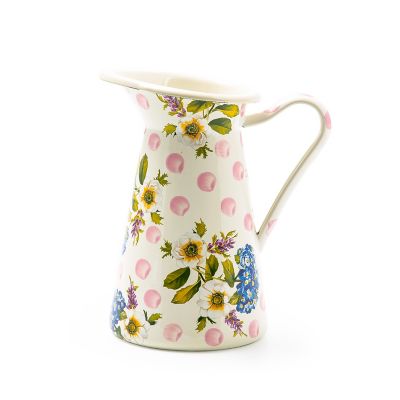 Wildflowers Pink Medium Practical Pitcher mackenzie-childs Panama 0