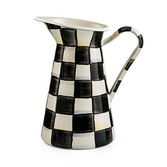 Courtly Check Enamel Practical Pitcher - Medium