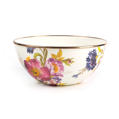 White Flower Market Small Everyday Bowl mackenzie-childs Panama 0