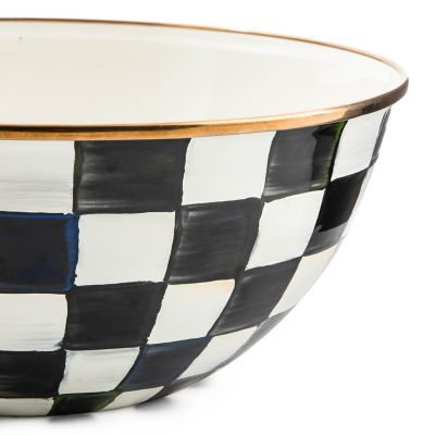 MacKenzie-Childs | Courtly Check Enamel Everyday Bowl - Large