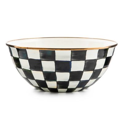 Courtly Check Large Everyday Bowl mackenzie-childs Panama 0