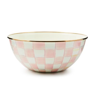 Rosy Check Large Everyday Bowl mackenzie-childs Panama 0