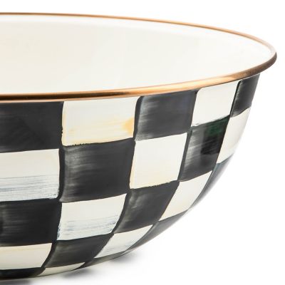 Courtly Check Enamel Everyday Bowl - Extra Large image ten