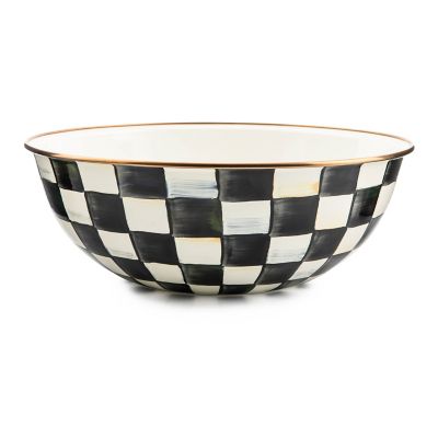 Courtly Check Extra Large Everyday Bowl mackenzie-childs Panama 0