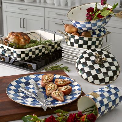 MacKenzie-Childs  Courtly Check 8 Baking Pan