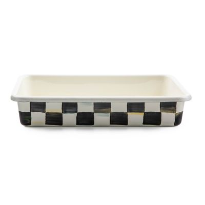 Royal Check Enamel Baking Pan - 9 x 13 - Mackenzie-Childs