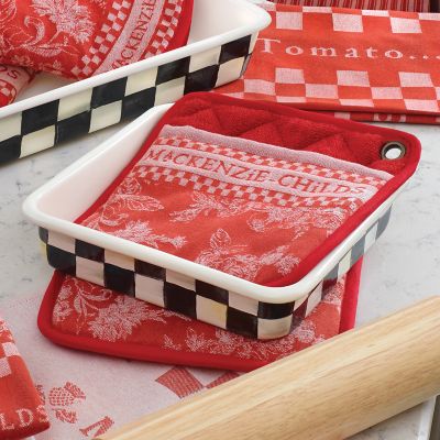 Royal Check Enamel Baking Pan - 9 x 13 - Mackenzie-Childs