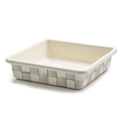 MacKenzie-Childs  Sterling Check 8 Baking Pan