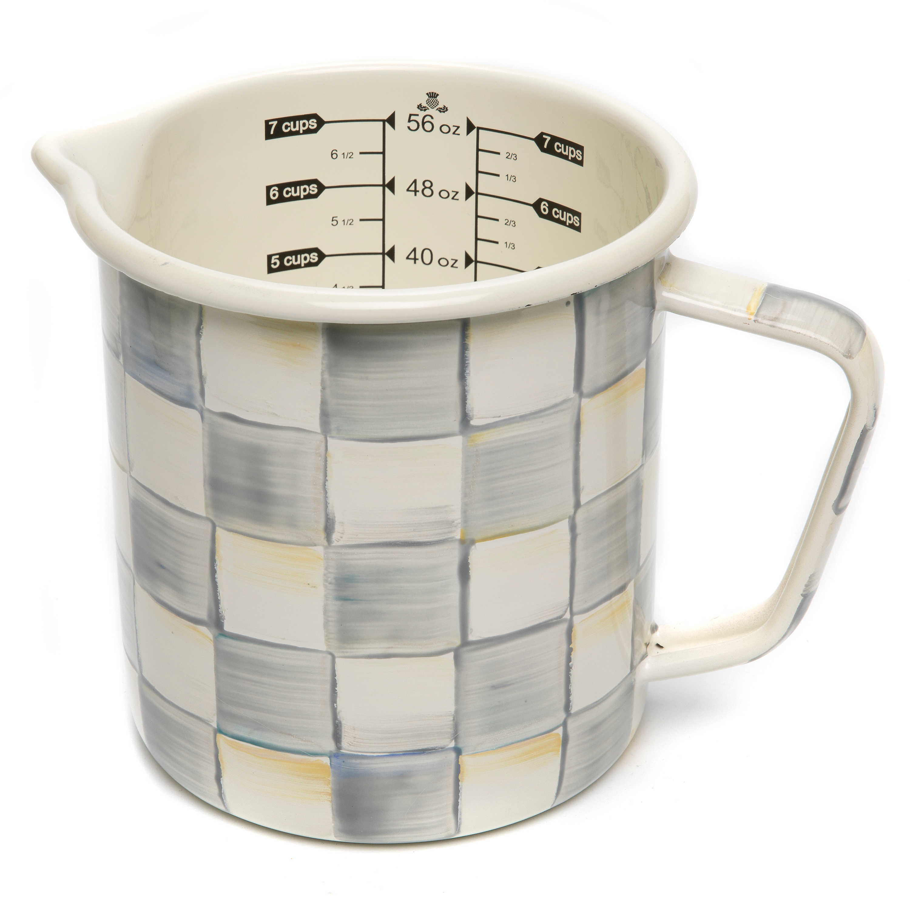 Sterling Check 7 Cup Measuring Cup mackenzie-childs Panama 0