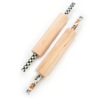 MacKenzie Childs Flower  Market Rolling  Pin 