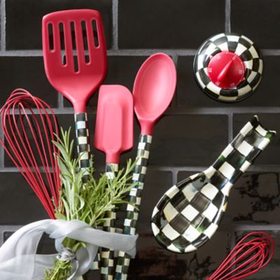 MacKenzie-Childs Courtly Check Cooking Utensils - Set of 5