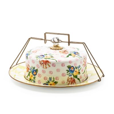 Wildflowers Pink Cake Carrier