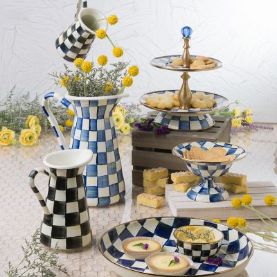 MacKenzie-Childs - Royal Check Sweet Stand - Two Tier