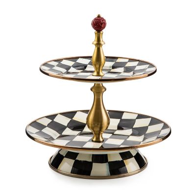 Courtly Check Two Tier Sweet Stand