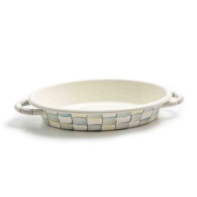 Sterling Check Medium Oval Gratin Dish